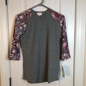 NWT LuLaRoe x Disney‎ Womens Shirt Top Randy Raglan Toy Story Buzz Light Year XS